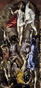 GRECO, El The Resurrection Spain oil painting artist